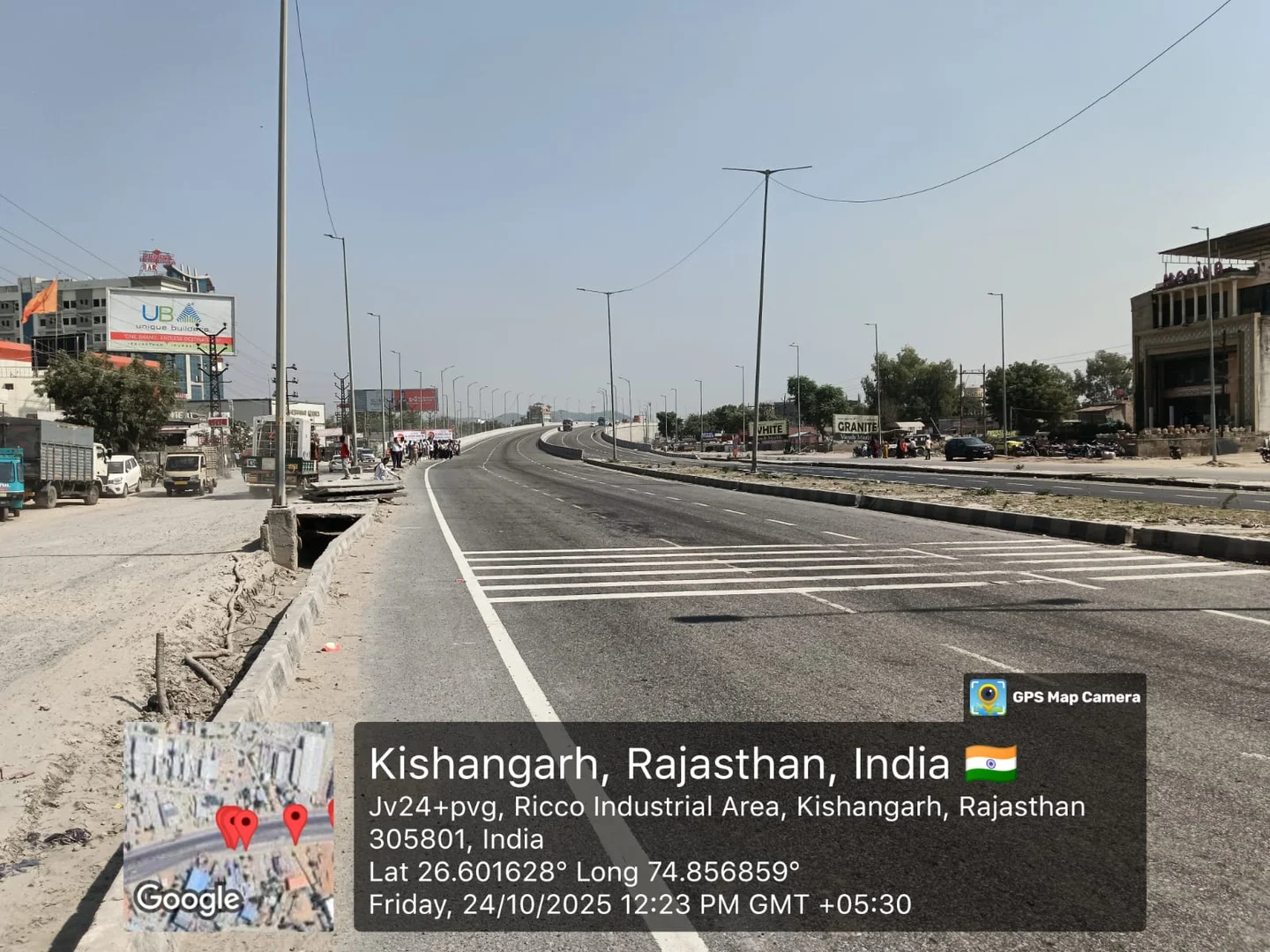 Hoarding at 300 Mtr. Makrana Chouraha Jaipur Road Facing Ajmer, Jaipur