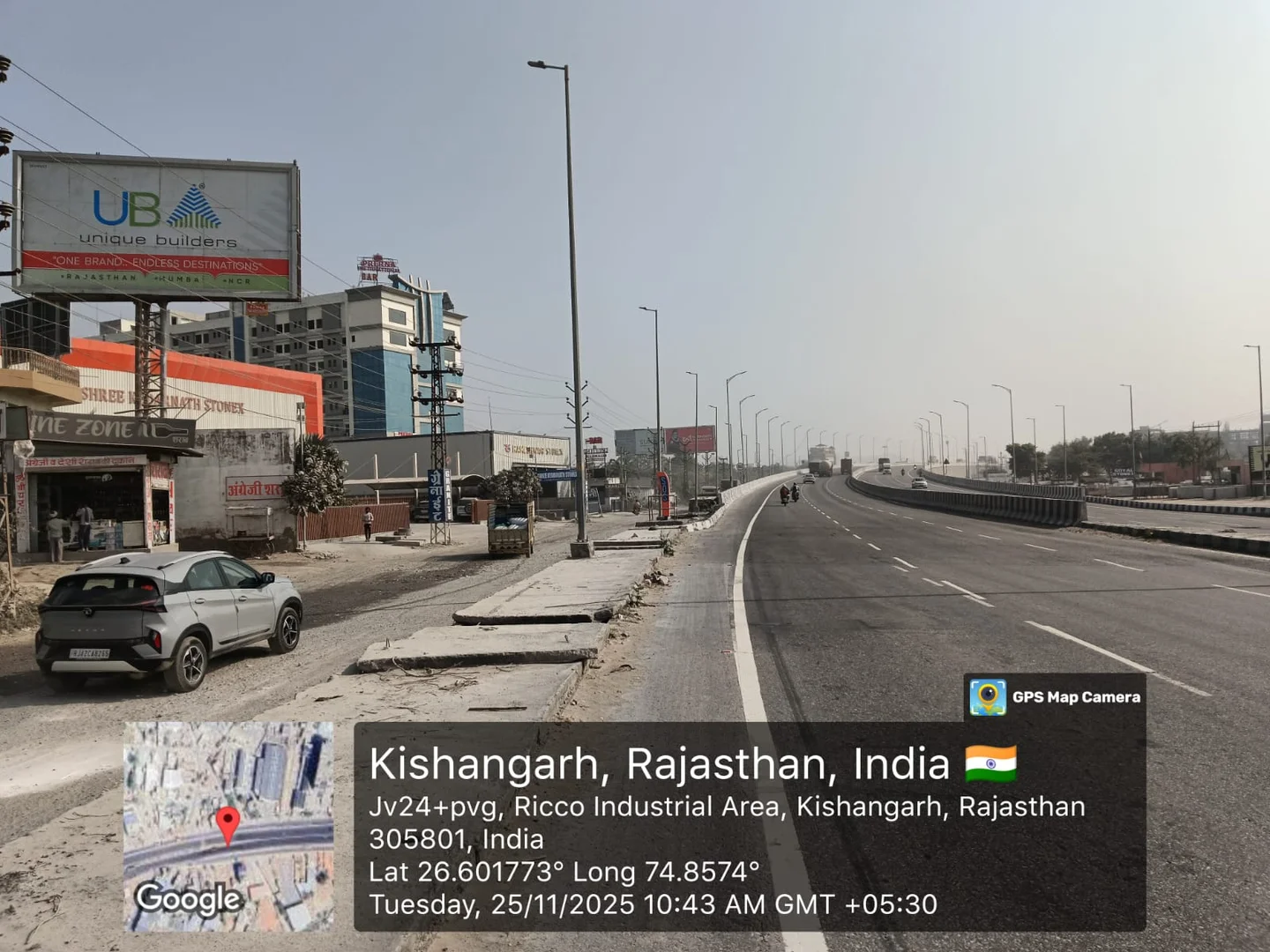Hoarding at 300 Mtr. Makrana Chouraha Jaipur Road Facing Ajmer, Jaipur