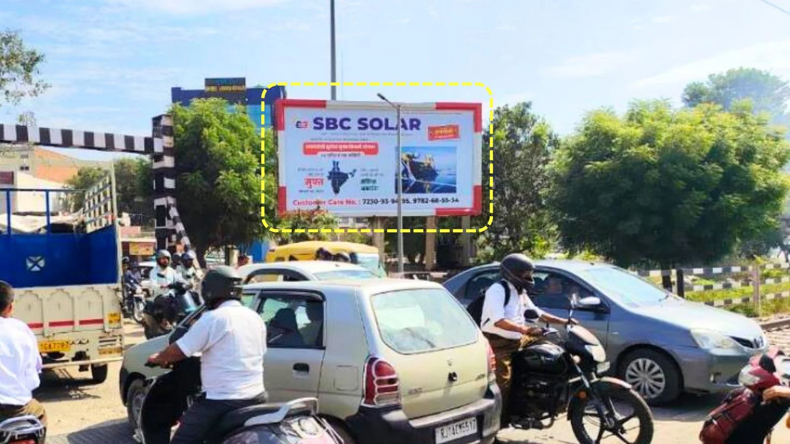 unipole at Nadi Ka Fatak Jhotwara Road, Jaipur